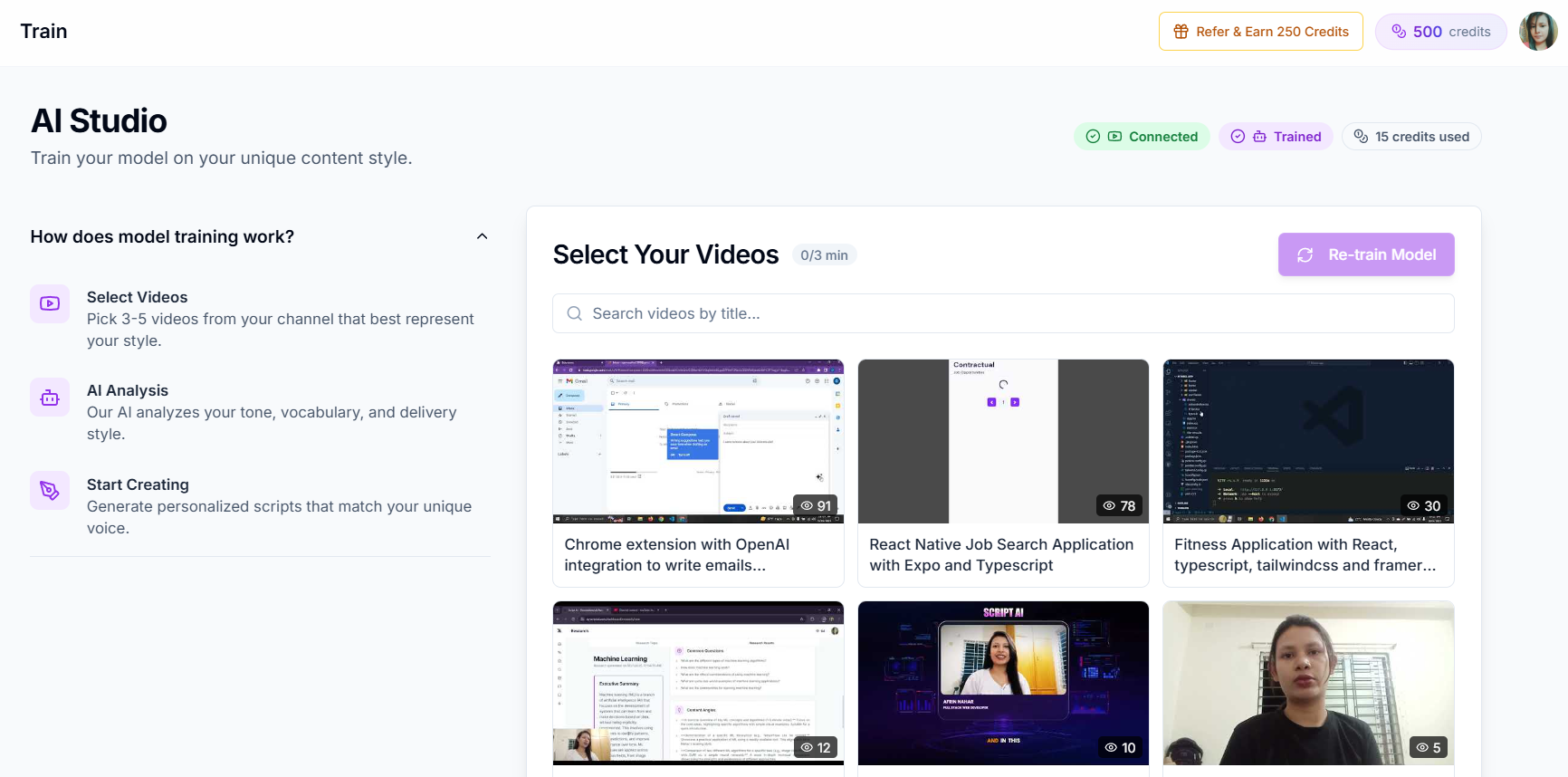 The best ChatGPT alternatives for YouTubers compared in the Creator AI workspace